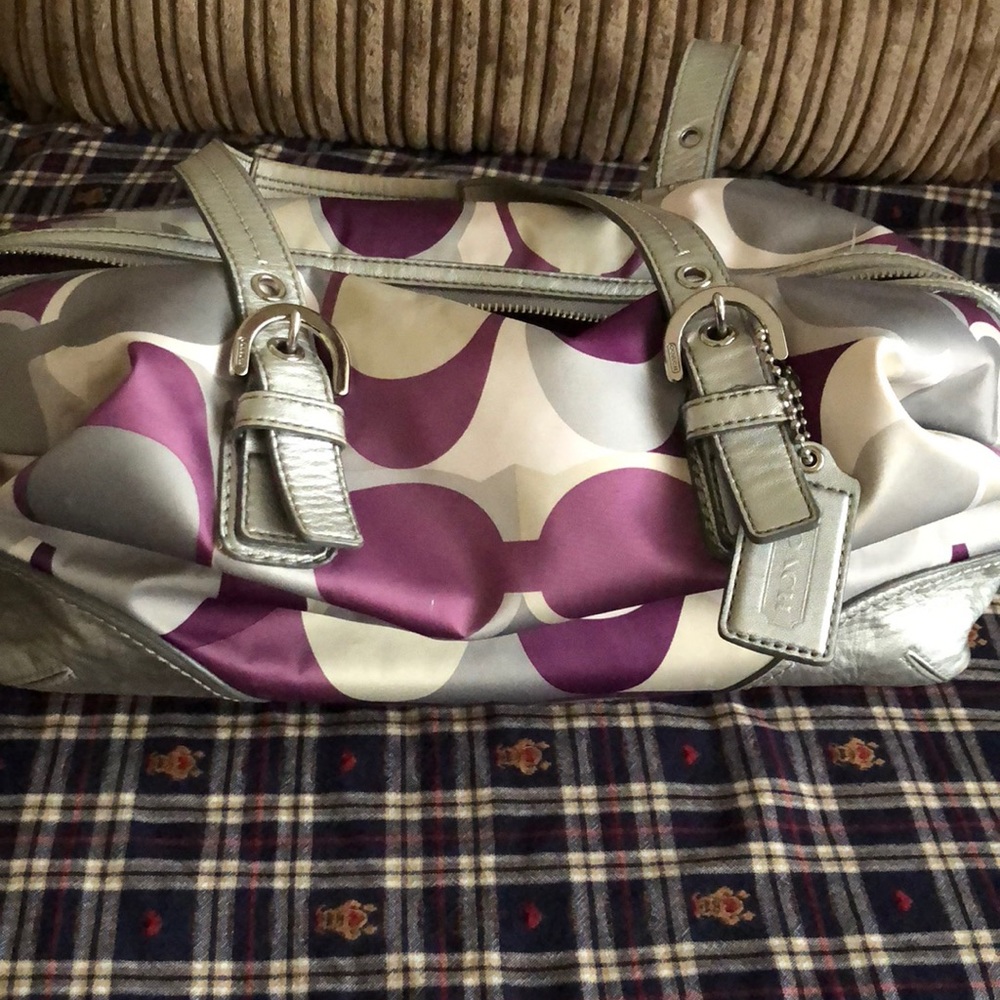 Authentic Gorgeous multi color coach bag